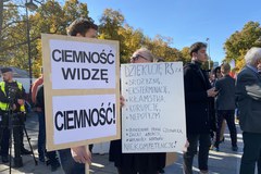 Protest samorządowców w Warszawie