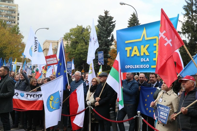 Protest samorządowców /Piotr Molecki /East News