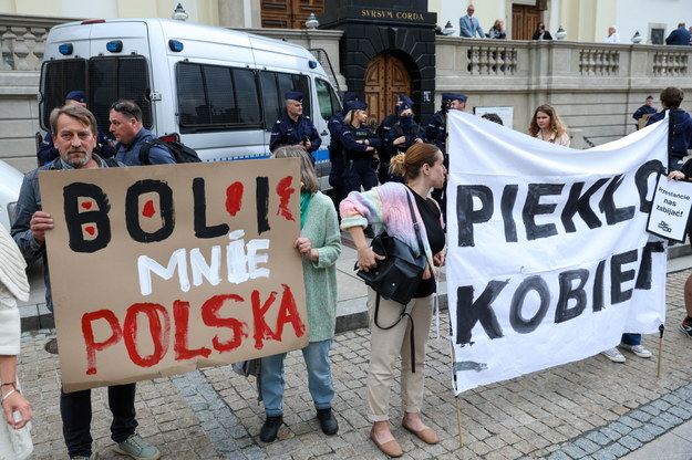 Protest Strajku Kobiet w Warszawie / 	Rafał Guz    /PAP