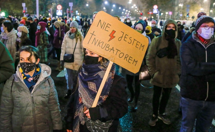 Protest Strajku Kobiet /Rafał Guz /PAP