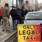 Protest taksówkarzy. Powodem Uber
