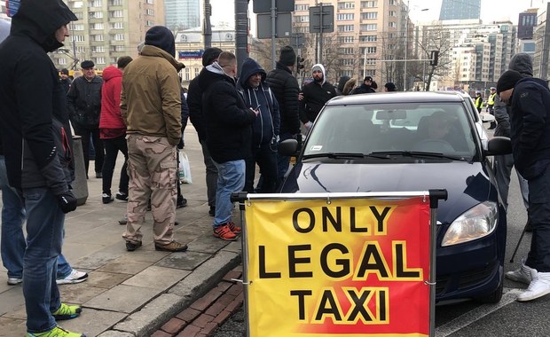 Protest taksówkarzy. Powodem Uber