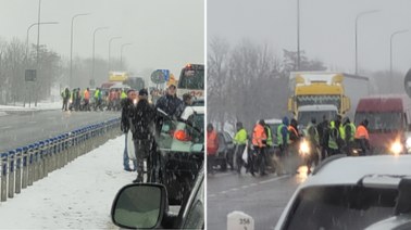 Protest ukraińskich kierowców w Przemyślu i Medyce
