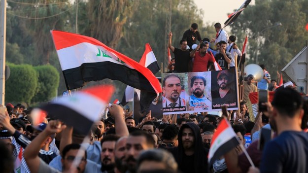 Protest w Bagdadzie / 	AHMED JALIL    /PAP/EPA