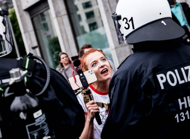 Protest w Berlinie /FILIP SINGER /PAP/EPA