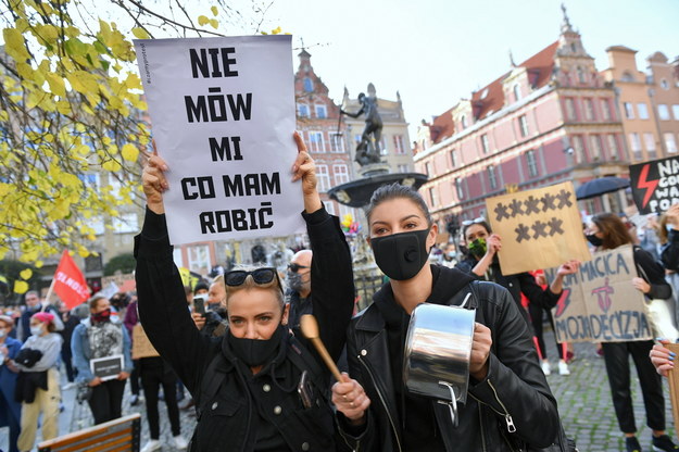 Protest w Gdańsku / 	Adam Warżawa    /PAP