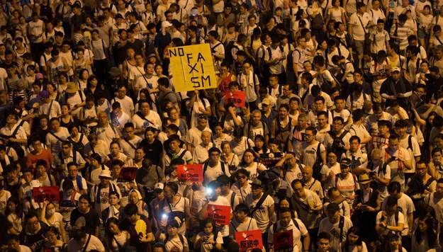 Protest w Hongkongu /JEROME FAVRE /PAP/EPA