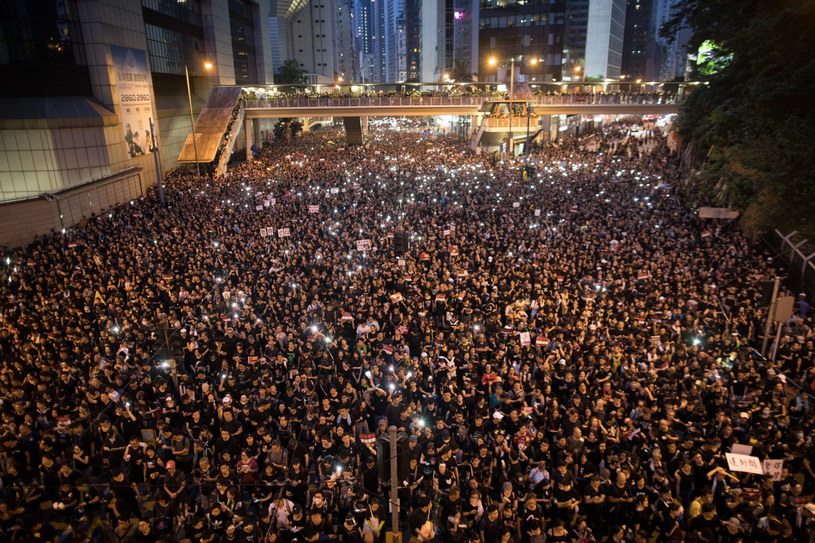 Protest w Hongkongu /JEROME FAVRE /PAP/EPA