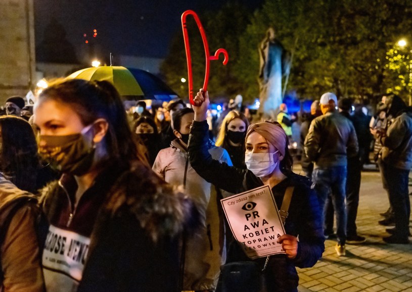 Protest w Katowicach / 	Andrzej Grygiel    /PAP