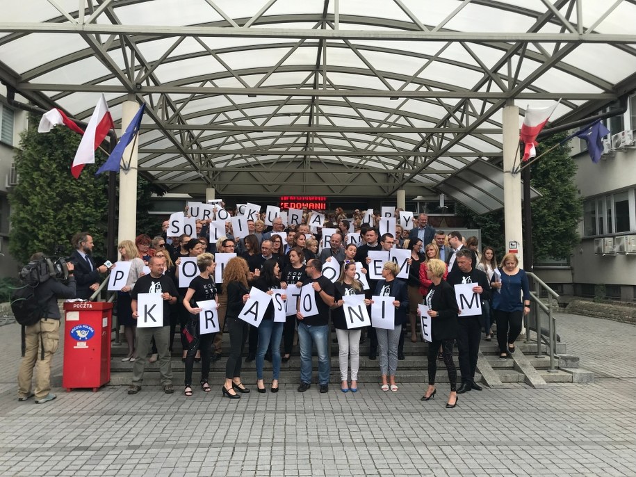 Protest w Krakowie /Marek Wiosło /RMF FM