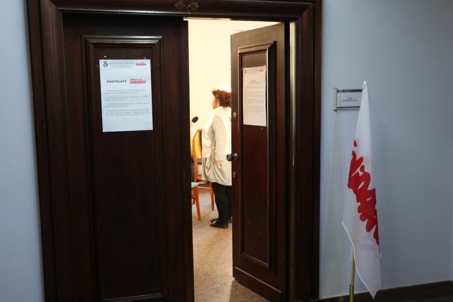 Protest w kuratorium /Jacek Skóra /RMF FM