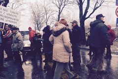 Protest w Łodzi: Chcą kładki nad torami