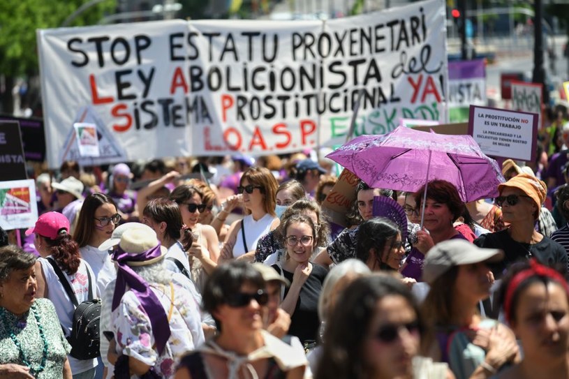 Protest w Madrycie /Fernando Sanchez/Europa Press /Getty Images