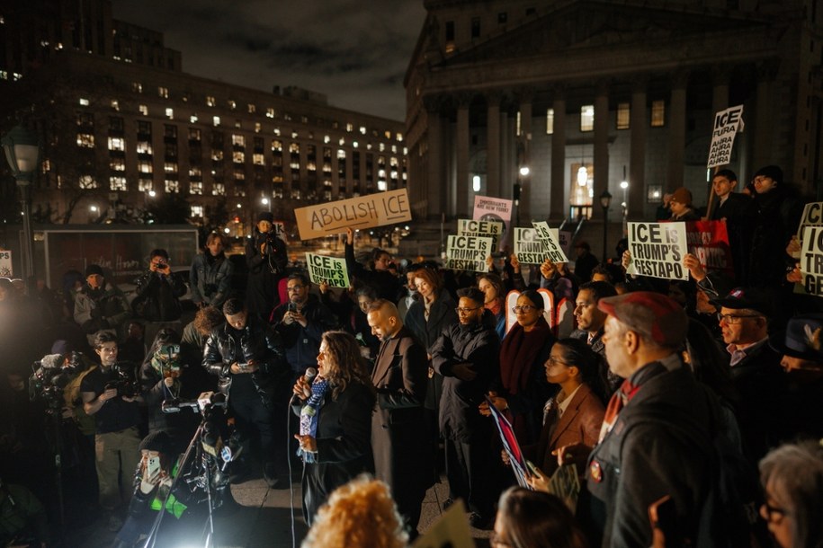 Protest w Nowym Jorku /PAP/EPA/Olga Fedorova /PAP/EPA