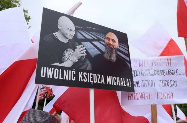 Protest w obronie ks. Michała Olszewskiego /Paweł Wodzyński /East News