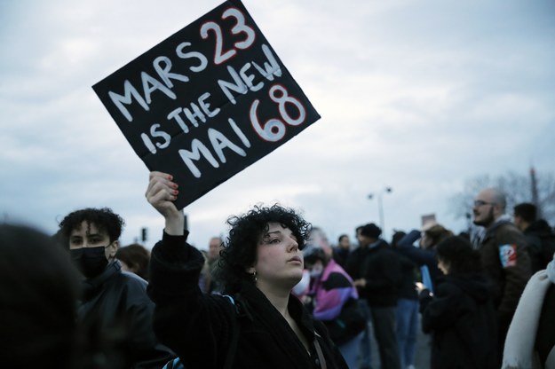 Protest w Paryżu /Teresa Suarez /PAP/EPA