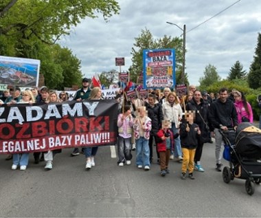 Protest w Podjuchach: Mieszkańcy przeciwko budowie bazy paliw