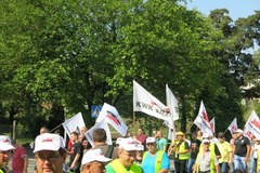 Protest w sosnowieckiej kopalni Kazimierz-Juliusz 