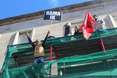 Protest w stolicy Albanii