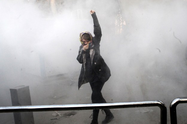 Protest w Teheranie /STR /PAP/EPA