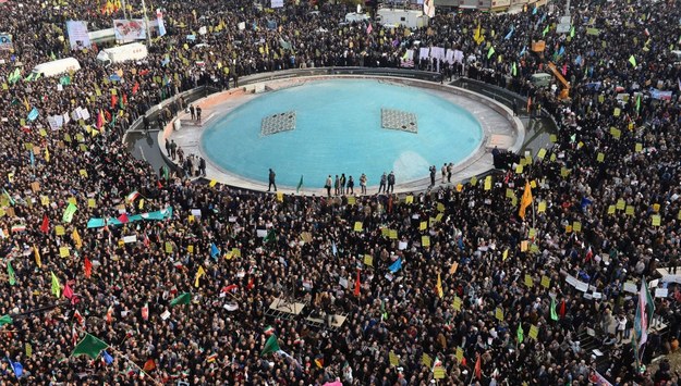 Protest w Teheranie /	AA/ABACA /PAP/EPA