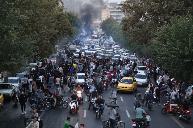 Protest w Teheranie /STR /PAP/EPA