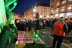 Protest we Wrocławiu po śmierci 30-latki z Pszczyny