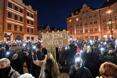 Protest we Wrocławiu po śmierci 30-latki z Pszczyny