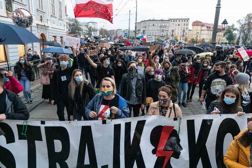 Protest we Wrocławiu /Krzysztof Kaniewski /Reporter