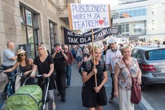 Protest Zespołu Teatru Polskiego we Wrocławiu