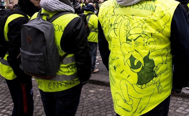 Protest "żółtych kamizelek". Kilkanaście polskich ciężarówek zablokowanych koło Awinionu