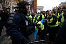 Protest "żółtych kamizelek" we Francji