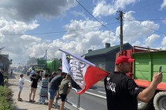 Protest zorganizowany przez AgroUnię