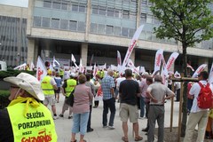 Protest związkowców Solidarności w wielkopolskich miastach