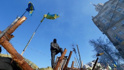 ​Protestujący na Majdanie pokazali milicji film o korupcji