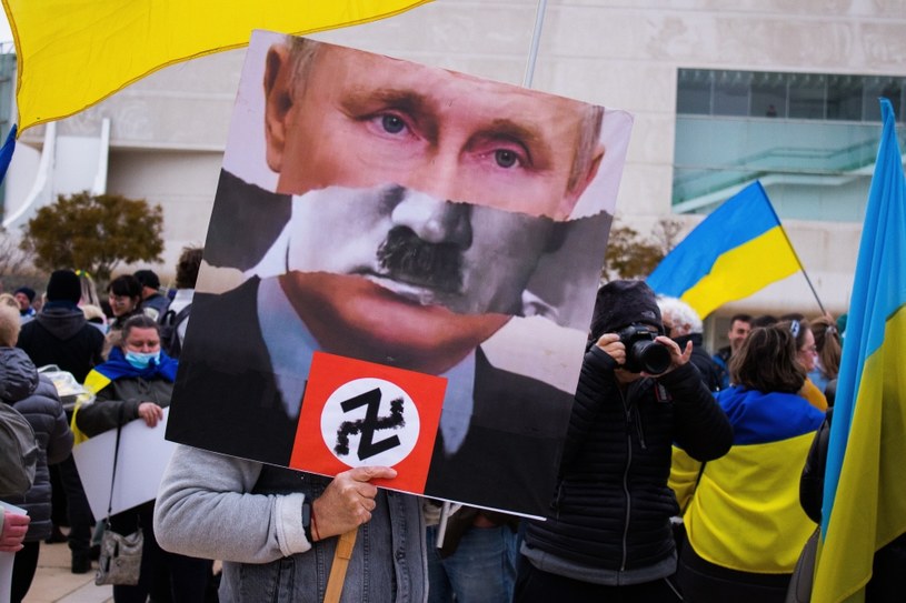 Protestujący przeciwko Rosyjskiej polityce wobec Ukrainy w Tel Awiwie 20 marca 2020 r. /123RF/PICSEL