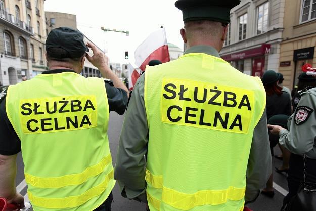 Protesty celników w Warszawie. Fot. Dawid Zuchowicz /AGENCJA GAZETA