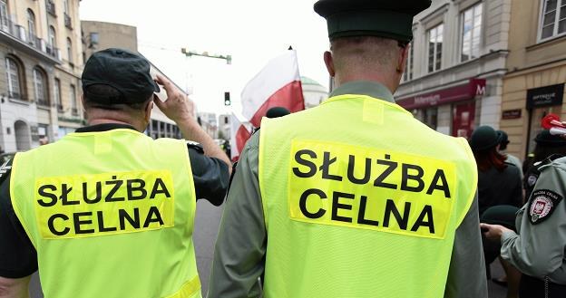 Protesty celników w Warszawie. Fot. Dawid Zuchowicz /AGENCJA GAZETA