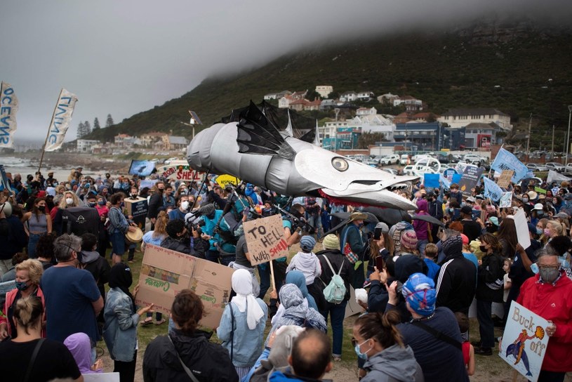 Protesty ekologów w RPA /AFP