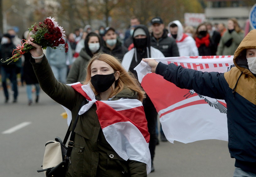 Protesty na Białorusi, zdjęcie ilustracyjne /PAP/EPA/STR /PAP/EPA