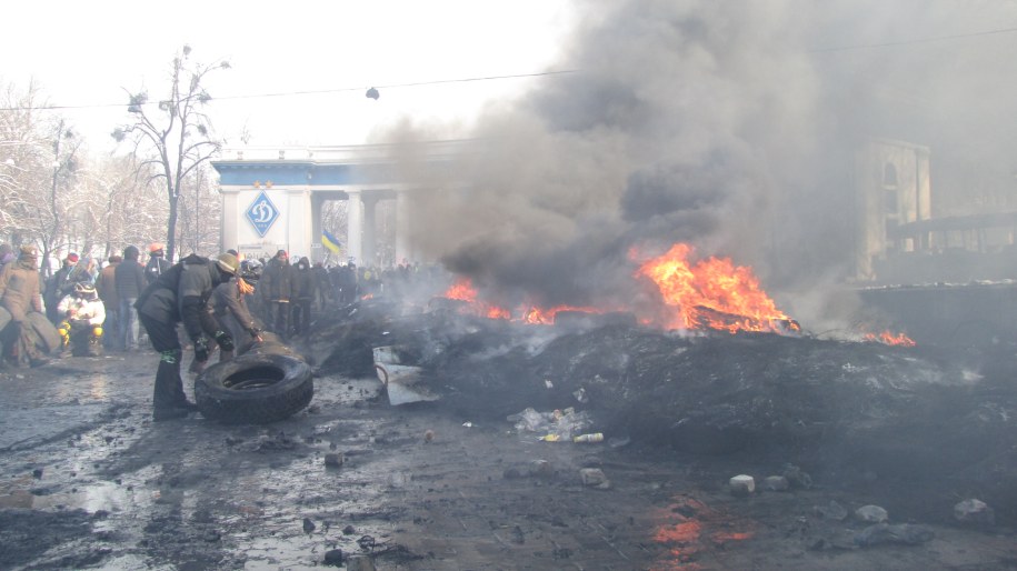 Protesty na Majdanie, 2014 (Archiwum) /Przemysław Marzec /RMF FM