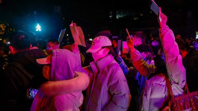 Protesty nie rozluźnią polityki "zero covid" w Chinach. "Rządy autorytarne nie mogą się cofać"