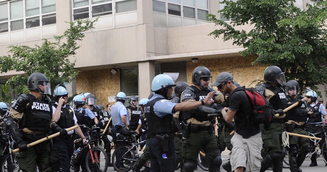 Protesty podczas szczytu NATO w Chicago   