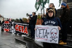 Protesty przeciw CETA w Warszawie. "Polacy przeciw globalizacji"