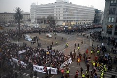 Protesty przeciwko zaostrzeniu przepisów aborcyjnych w Warszawie