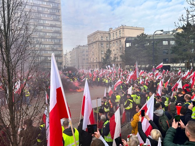 Protesty rolnicze /Anna Zakrzewska /RMF FM
