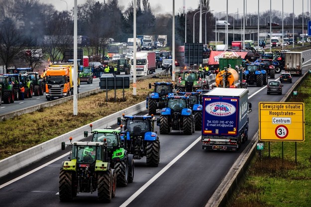 Protesty rolników w Belgii /JEFFREY GROENEWEG /PAP/EPA