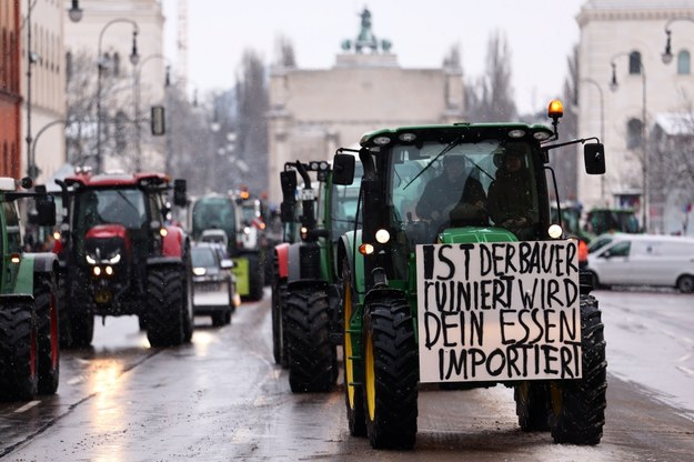 Protesty rolników w Niemczech /ANNA SZILAGYI /PAP/EPA