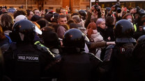 Protesty Rosjan przeciwko mobilizacji ogłoszonej przez Putina