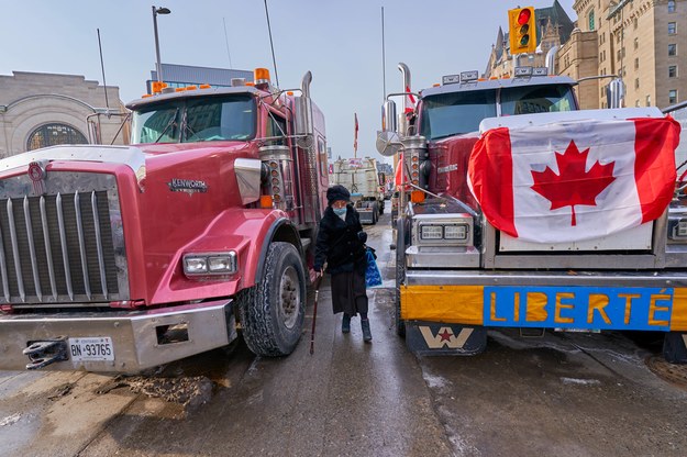 Protesty rozpoczęły się 29 stycznia w Ottawie /ANDRE PICHETTE /PAP/EPA